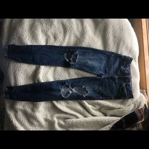 american eagle mid rise skinny jeggings